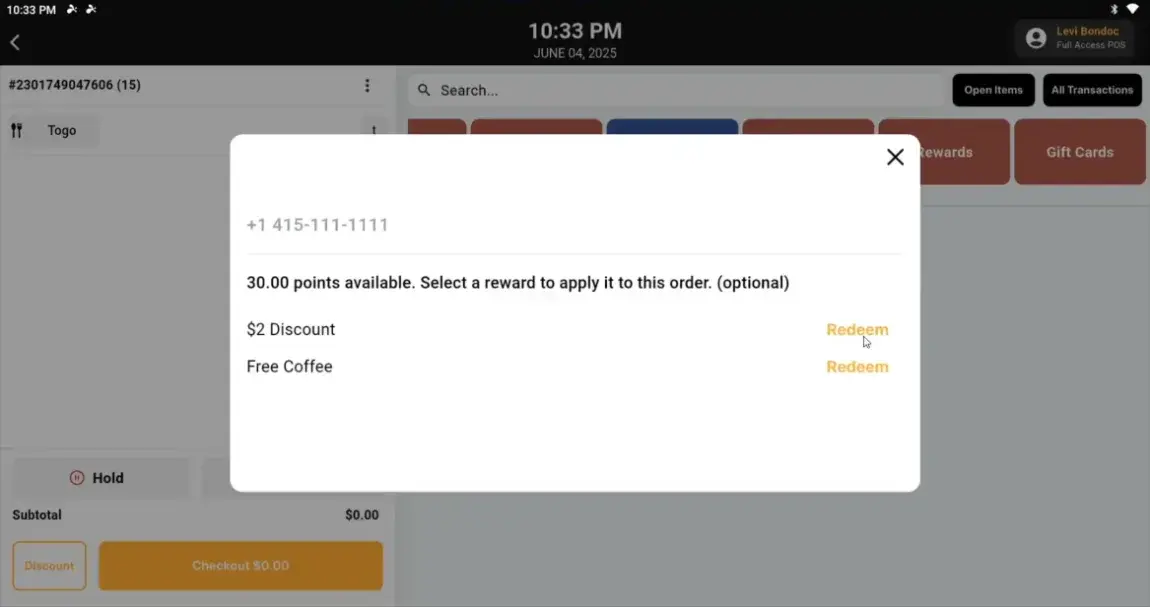 Guest loyalty experience