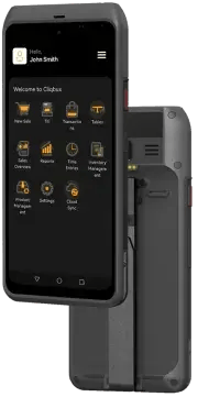 Cliqbux mobile POS handheld device
