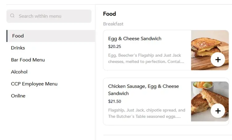 Guests ordering again
