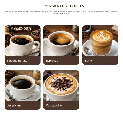Ordering from a website
