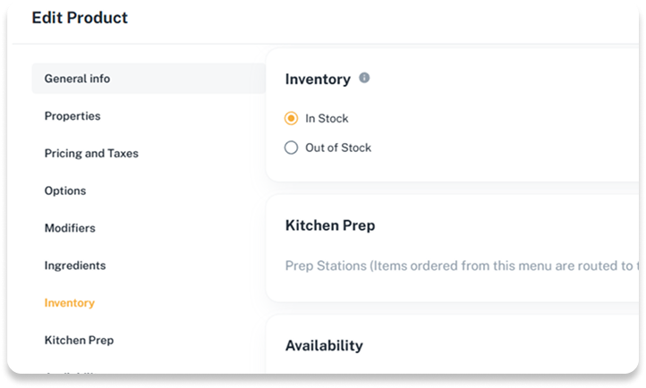 Update inventory instantly