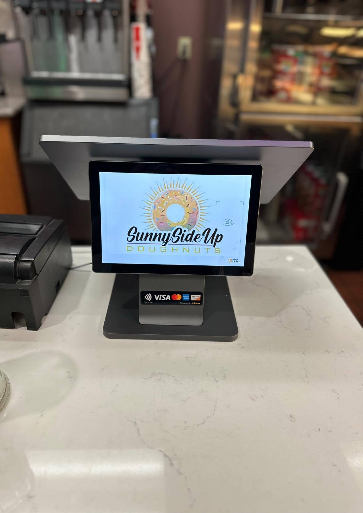 Cliqbux POS at SunnySide Up Doughnuts
